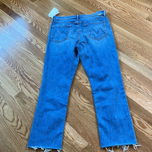 NWT Mother Pixie Dazzler Ankle Fray Beginner’s Luck Size 32 - Picture 14 of 16